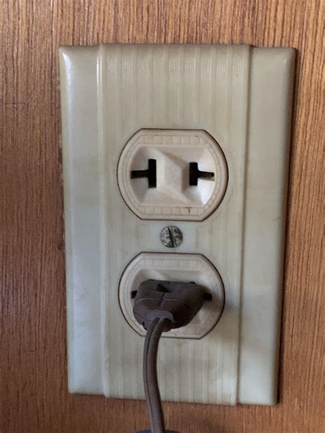 1950s outdoor electrical outlet box|old electrical receptacles.